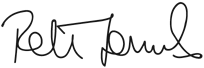 Peter Jones' Signature